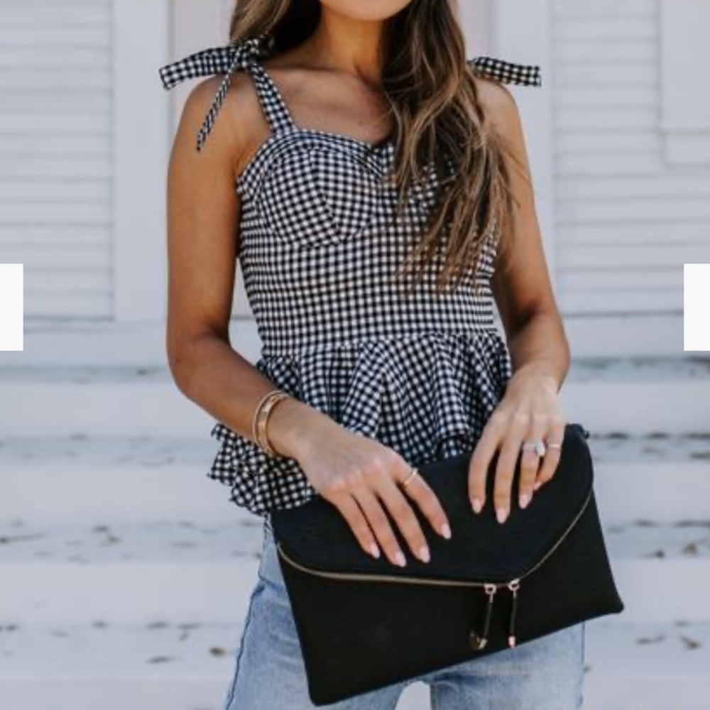 Vici gingham top